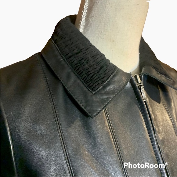 Lillie Rubin Lamb Leather Jacket - Picture 3 of 7